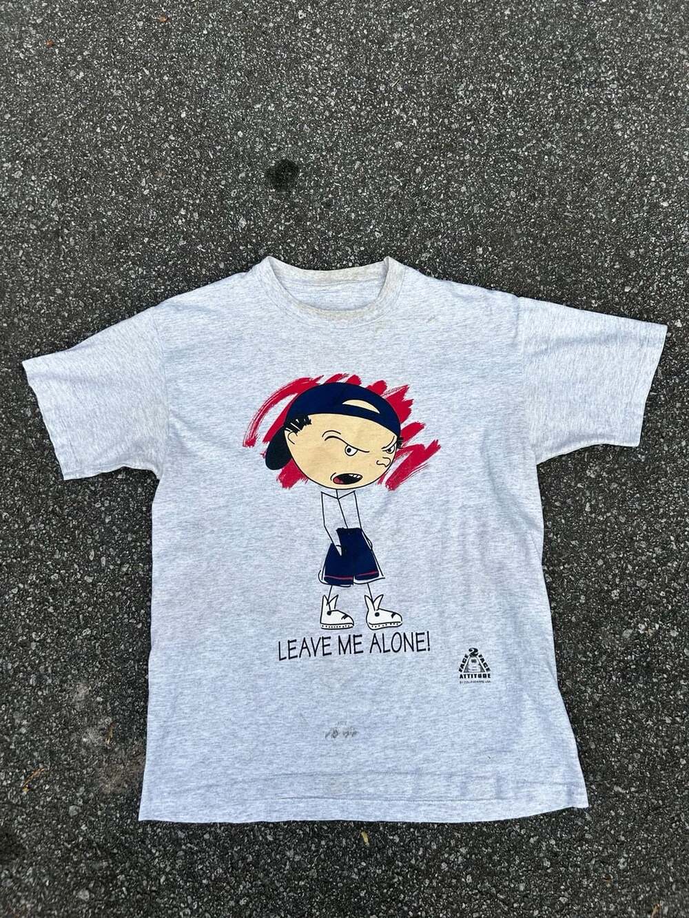Vintage 90s Face 2 Face Attitude Leave Me Alone Graphic T-Shirt